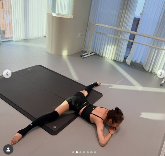 '이규혁♥' 손담비, 180도 다리찢기…보는 사람이 더 아픈 '놀라운 유…