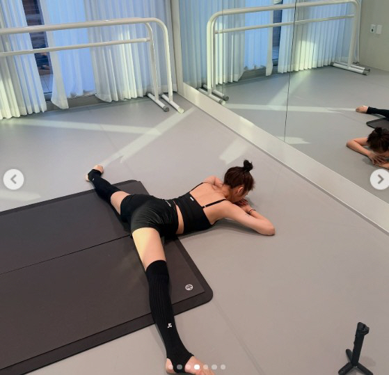 '이규혁♥' 손담비, 180도 다리찢기…보는 사람이 더 아픈 '놀라운 유…