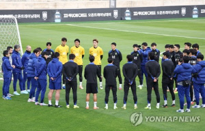 이강인·조규성 합류 홍명보호, 볼리비아전 대비 '완전체 훈련'