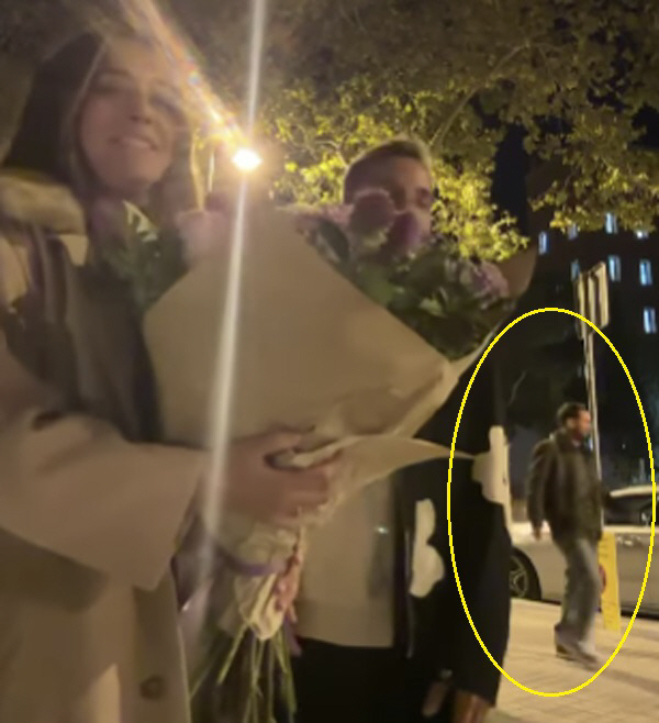 "오! 맙소사" 메시가 바르셀로나 커플 영상에 우연히 담길 확률은? 캄프…