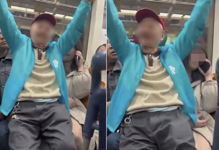 지하철 자리 양보 거절한 여성 무릎에 앉은 노인…"명백한 성희롱" 비난 …