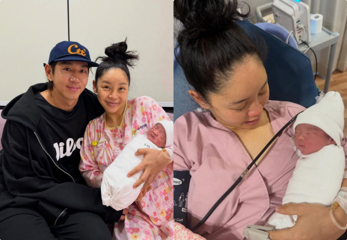 이대은♥트루디, 결혼 4년 만 부모됐다..아들 안고 오열 "금똥이 사랑해"