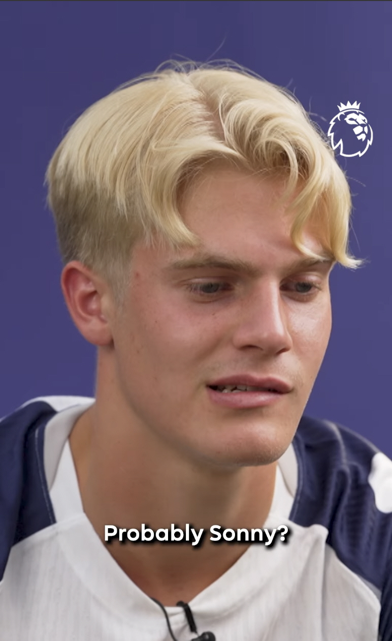 "손흥민, 토트넘 GOAT" 초미남 초신성, 시도 때도 없이 SON 숭배…