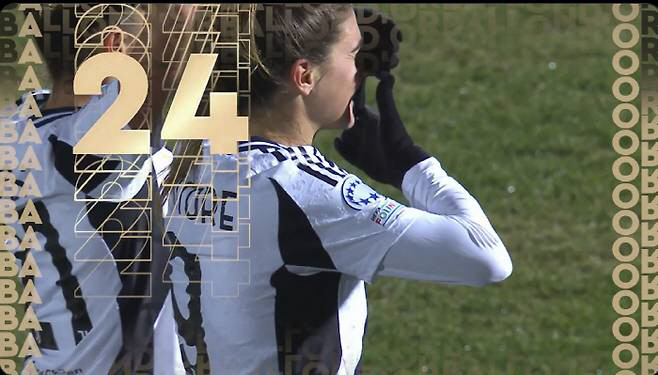 '이탈리아 미녀' 발롱도르 24위, 손흥민 리스펙!→3부리그 유망주까지 …