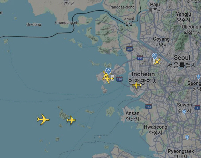 영어 듣기평가 35분, 하늘길도 멈췄다…3㎞ 이상 상공 대기