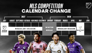 [공식발표]손흥민, 이제 '가을축구'는 끝! MLS, 2027년부터 유럽식 추춘제 변경 확정