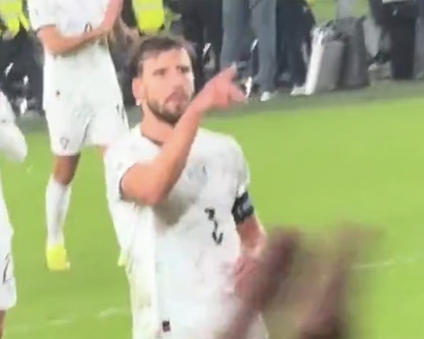 '호날두 팔꿈치 퇴장'의 나비효과, 흥분한 베실바-디아스, 포르투갈팬과 …