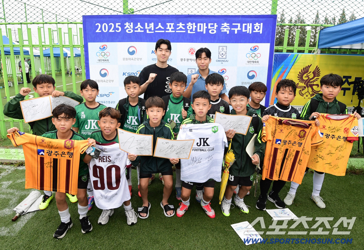 "즐거운 마음으로 시련을 이겨내면..." '광주FC 로컬보이' 문민서X안…