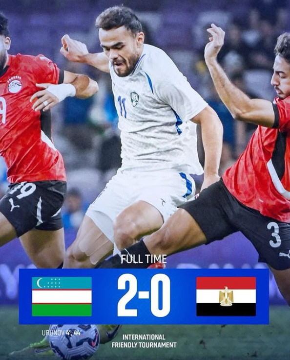 "우즈벡 美쳤다" 이집트의 왕 살라 무너뜨렸다→'2-0 완승' 칸나바로,…