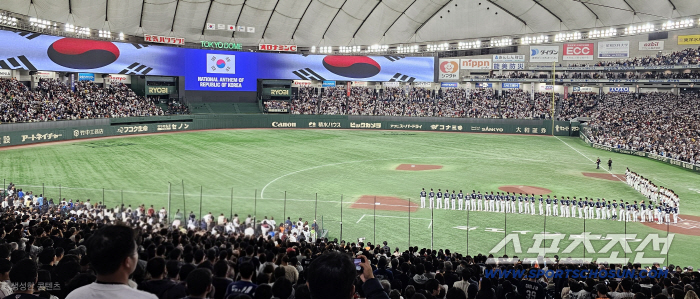 안현민-송성문 랑데뷰포까지만 좋았다. 3:0→4:11 결국 일본전 10연패. 투-타 기량차 확인[도쿄 리뷰]