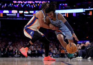 1경기 징계→발목부상 복귀→종아리 부상 6분 출전. 바람잘 날 없는 자 모란트의 행보. 이번에는 오른쪽 종아리 부상 이탈