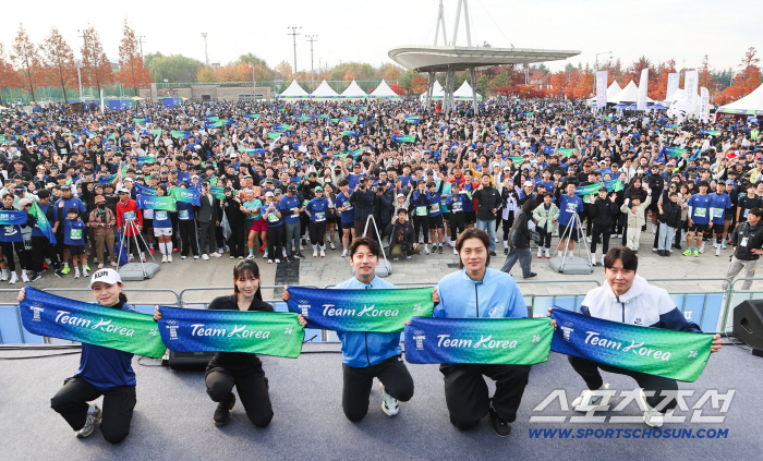 "달려라 전주!함께하라 올림픽!" 이동국X오상욱X신수지X곽윤기X김예지★총출동 올림픽런in전주 성료[오피셜]