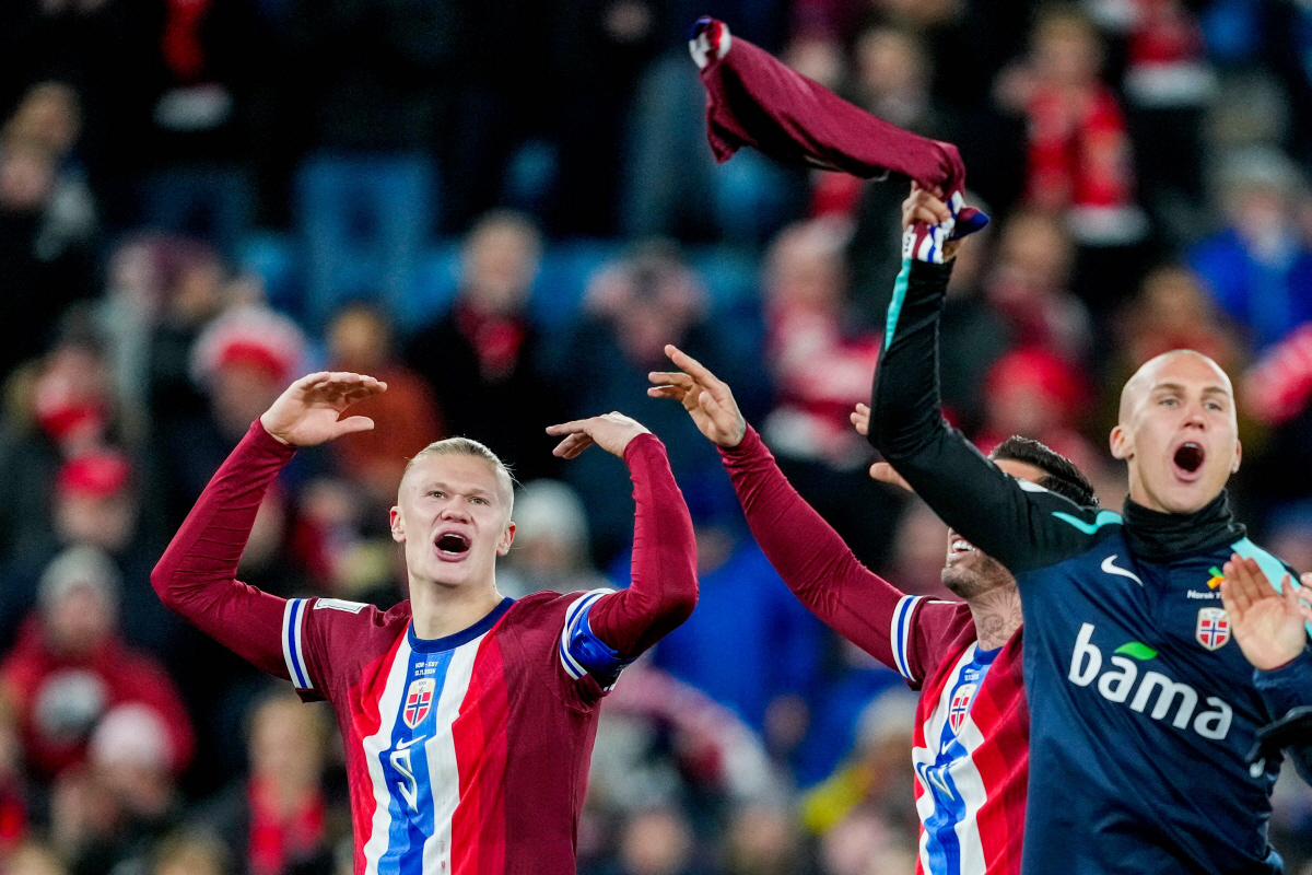 "내가 쏜다!" 첫 월드컵 눈앞 홀란, 에스토니아전 대승 후 사비 털어 …