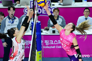 레베카 못 막는다! 흥국생명, 1시간 15분 컷 → 정관장 3-0 셧아웃. 5위 점프