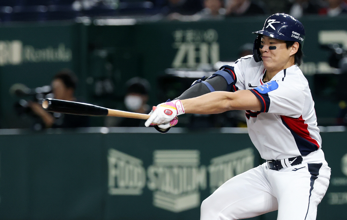 22세 대표팀의 기적. 안현민 솔로포-김주원 9회 2사후 동점 솔로포, …