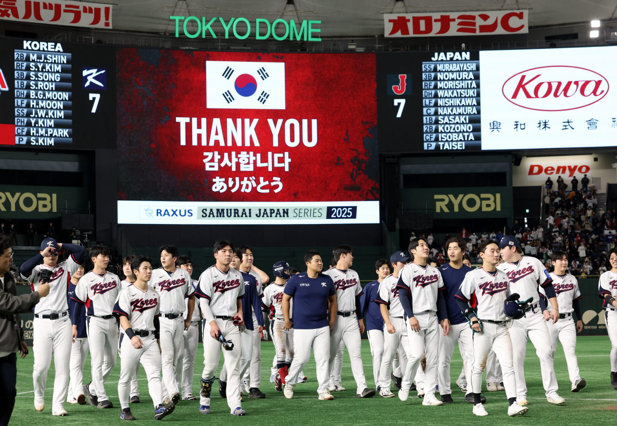'도쿄돔 적응+자신감 찾기' 류지현호 두마리 토끼 다잡았다. 분위기 최상…