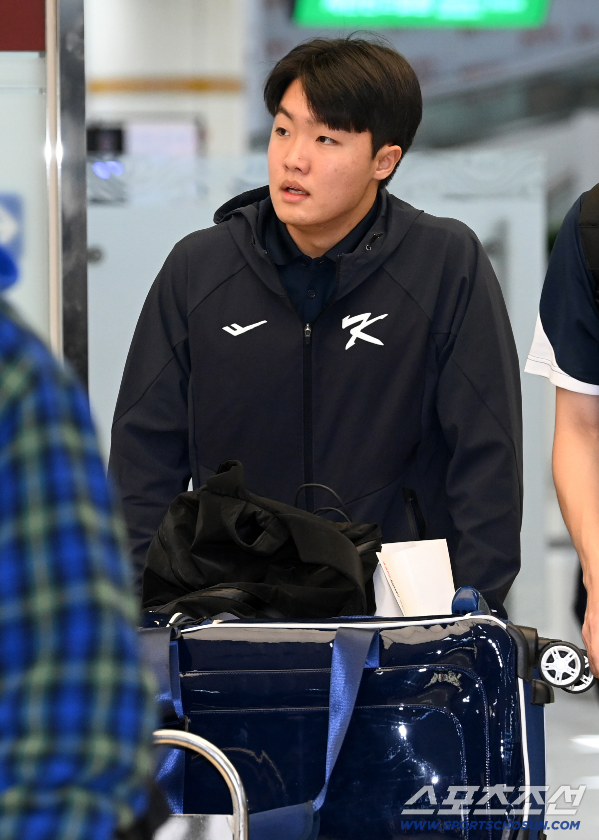 [포토] 정우주, 한일전 마치고 귀국