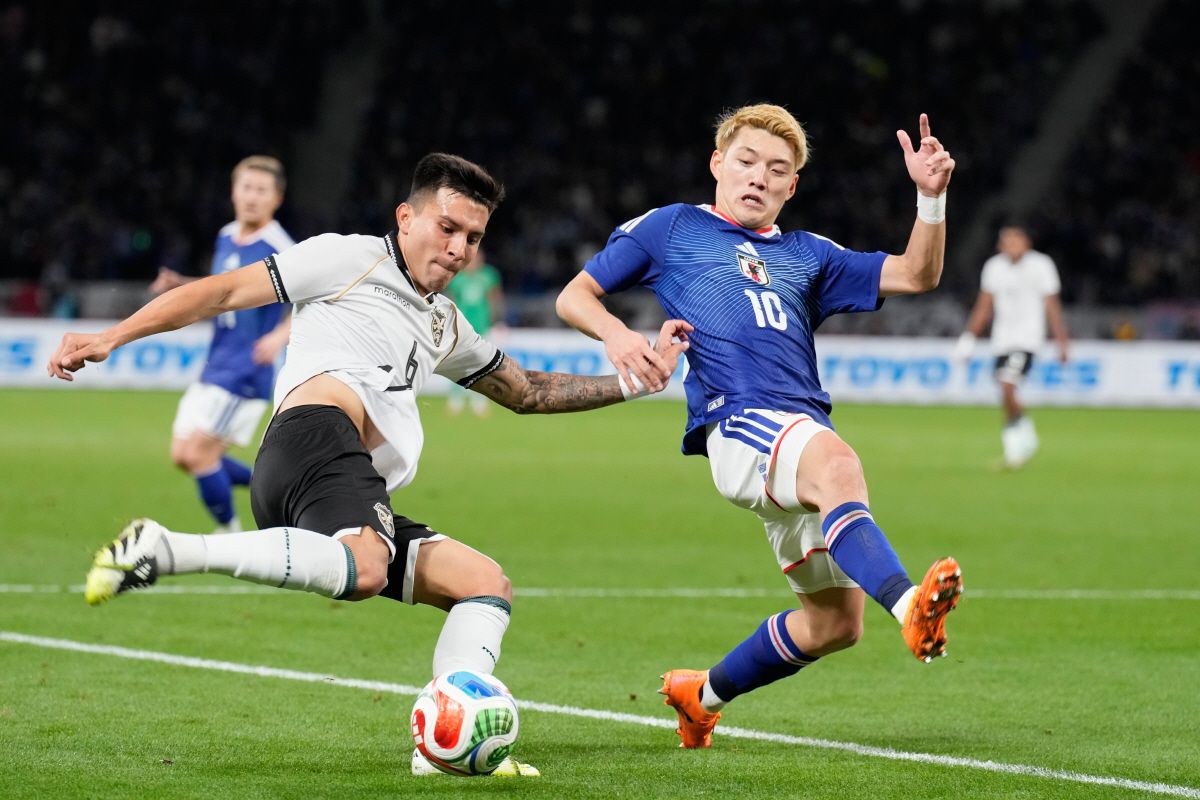 [A매치 리뷰]'일본은 강했다' 오열한 모리야스 100번째 경기서 볼리비…