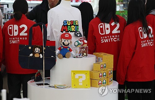 (서울=연합뉴스) 윤동진 기자 = 19일 서울 롯데월드몰에서 닌텐도 공식 팝업스토어가 열리고 있다. 2025.11.19 mon@yna.co.kr
