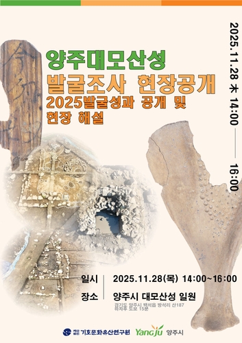 [양주시·기호문화유산연구원 제공. 재판매 및 DB 금지]
