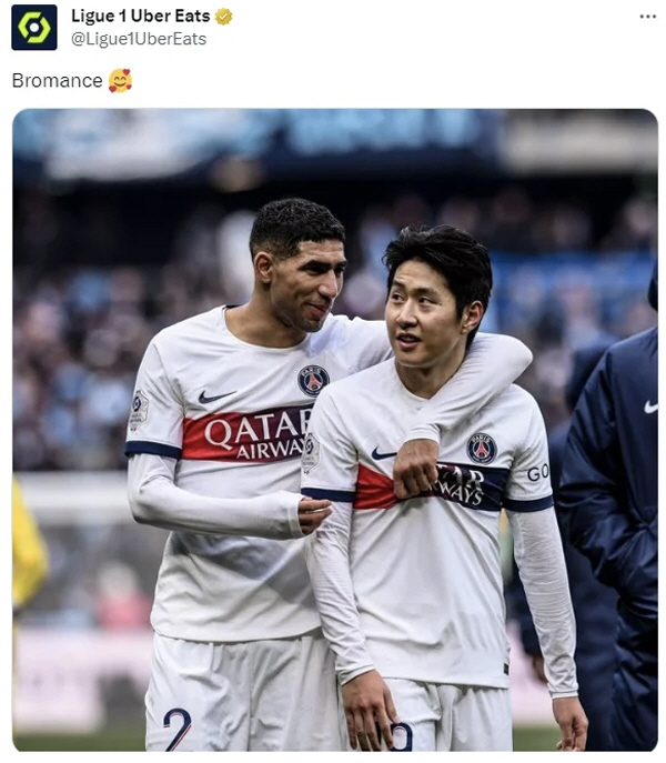 "이강인 이런 PSG에서 100경기, 새삼 대단" '옆에 앉은 애'가 발…