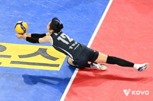 15년만에 1R 선두 → 8연승 폭풍질주…프로 15년차지만 '초보' 리베로 