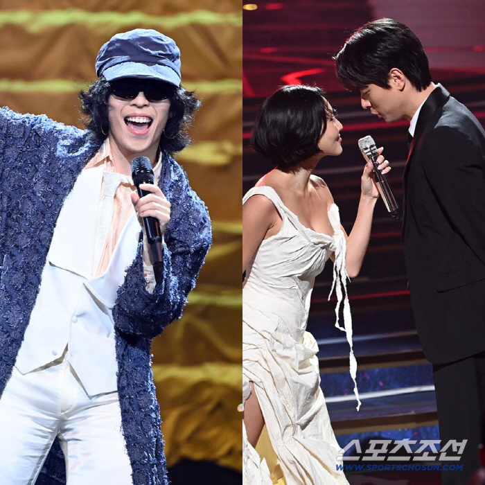 [청룡영화상]이찬혁의 개막, 화사·박정민의 '굿 굿바이'…영화 찍은 축하…