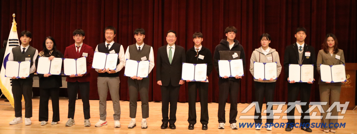 '스포츠♥기업'태인X대한체육회→'미래 올림피언'62명 체육장학금 수여식#…