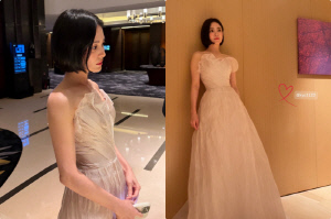 송혜교, 숨 막히는 옆태..자연미인의 품격