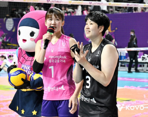 '김연경 빠진' 흥국생명의 왼쪽 날개 김다은, 주전으로 존재감