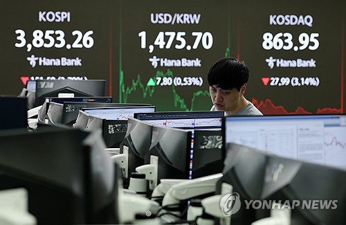 '하루 천하' 엔비디아 훈풍…AI 버블 우려에 파랗게 질린 코스피(종합)