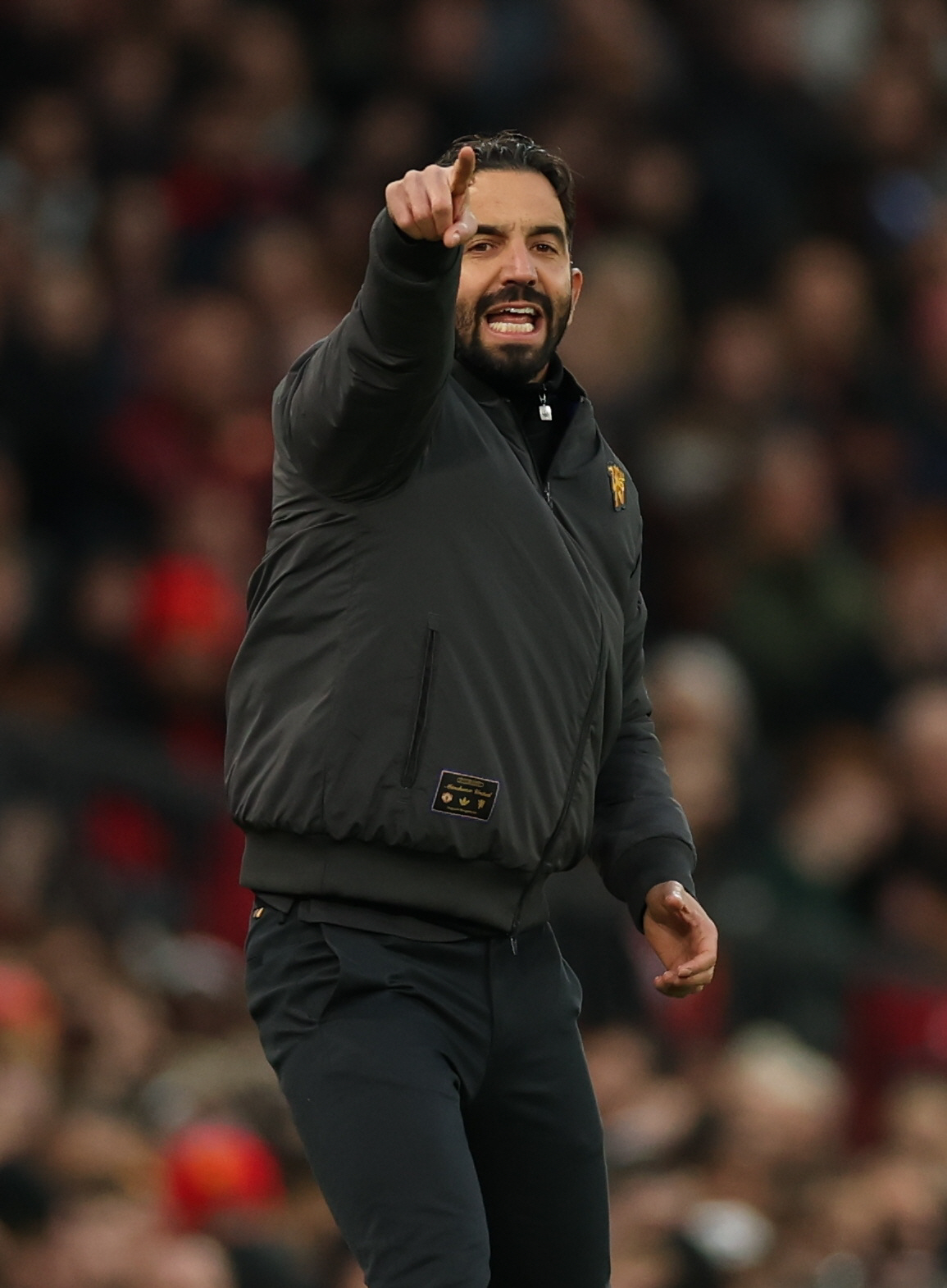 "사고방식을 바꿔!" 아모림 '불호령' 떨어졌다…"한 골? 경기 끝낼 또…