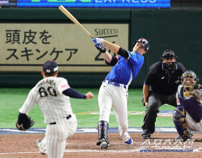 문동주 상대로 1타점 3루타, 대만대표팀 4번 타자 세이부로, 올해 '2…