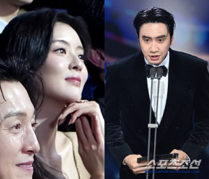 '꿀 뚝뚝' 연예계 대표 장수 커플 이광수♥이선빈, 청룡영화상에서도 남다른 애정 과시