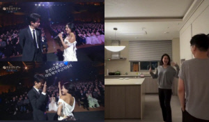 “아직 제가 두근거려서” 문지애 전 아나, 청룡 박정민 대신 ♥전종환 손 잡고 턴