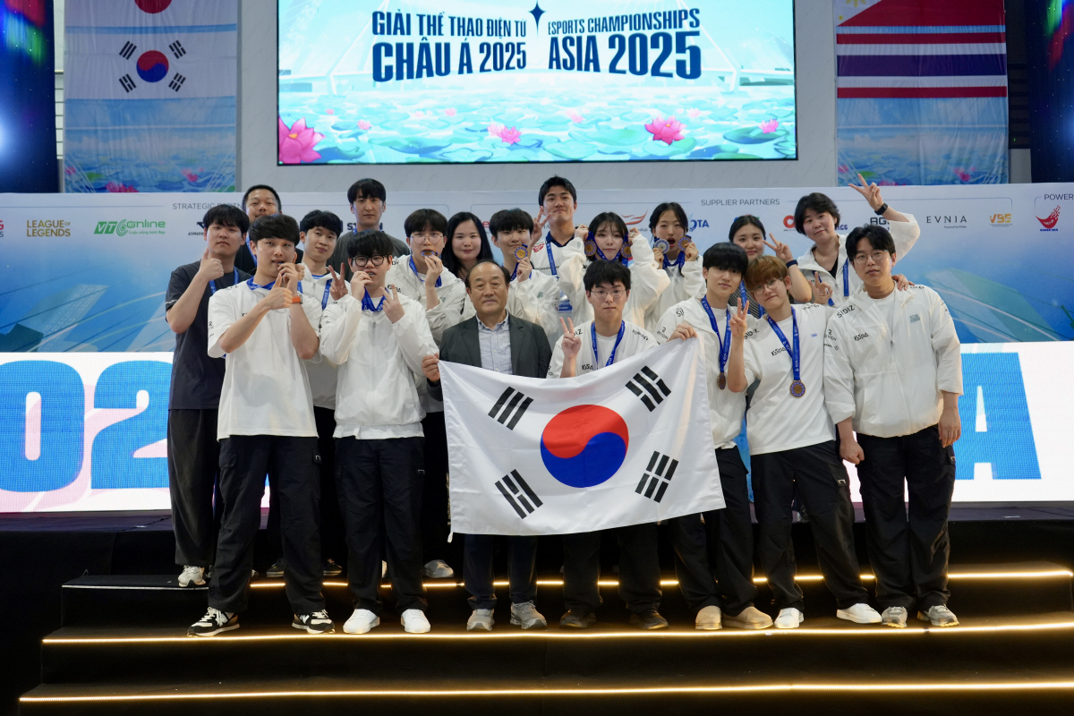 아시아 5개국 출전한 '2025 아시아 이스포츠 대회', 한국 'LoL'…