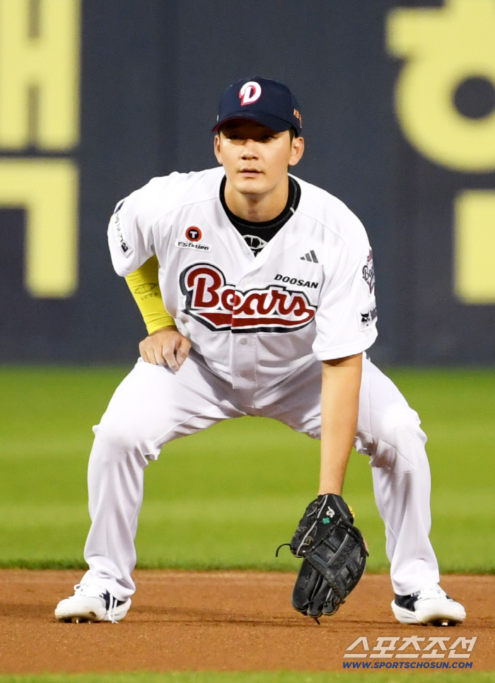 두산 박찬호 실체가 공개됐다...기쁨도 잠시, 벌크업 유격수는 어디로 가야하나
