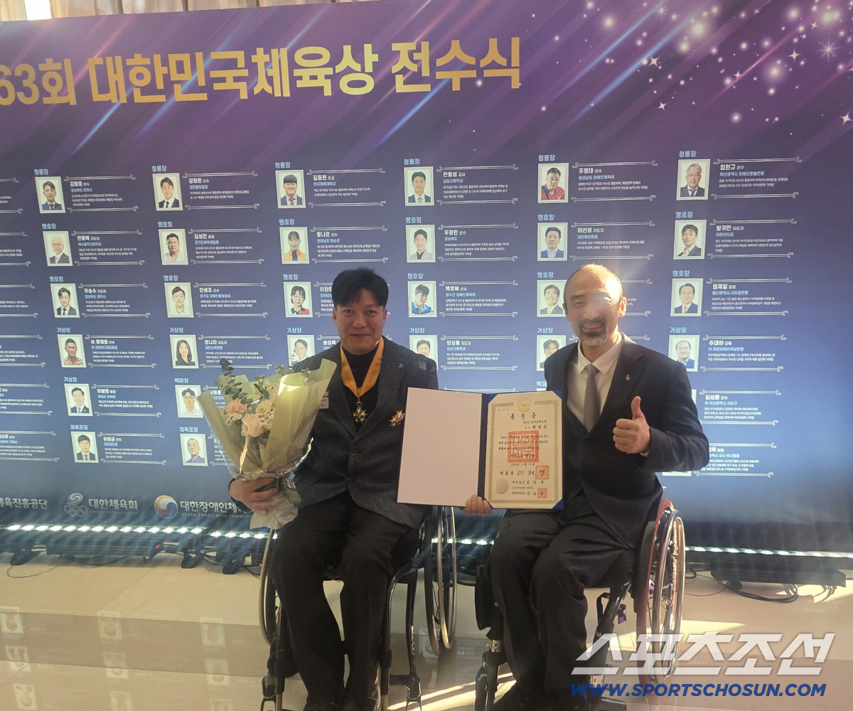 '불굴의 패럴림픽 영웅들' 청룡장X대한민국 체육상 받던 날의 기록