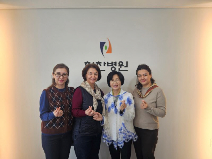 인천힘찬종합병원, 우즈벡 부하라주 전 주지사 가족 방문…의료 협력·교류 …