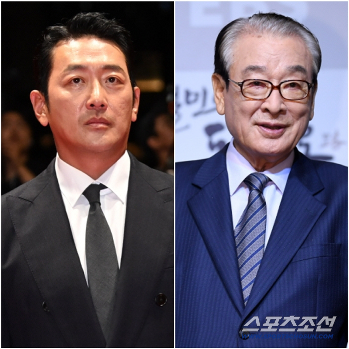 [공식] 故이순재 영면 '윗집사람들' 하정우도 추모..오늘(25일) 시사회 취소 대신 묵념 애도