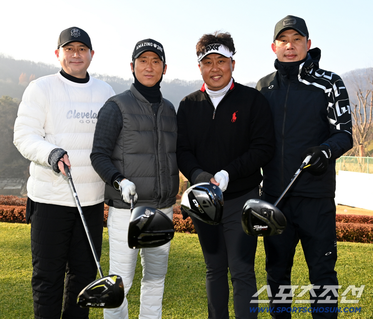 [포토] 서재응 김경태 김상훈 이승호 코치, 우리는 NC 다이노스