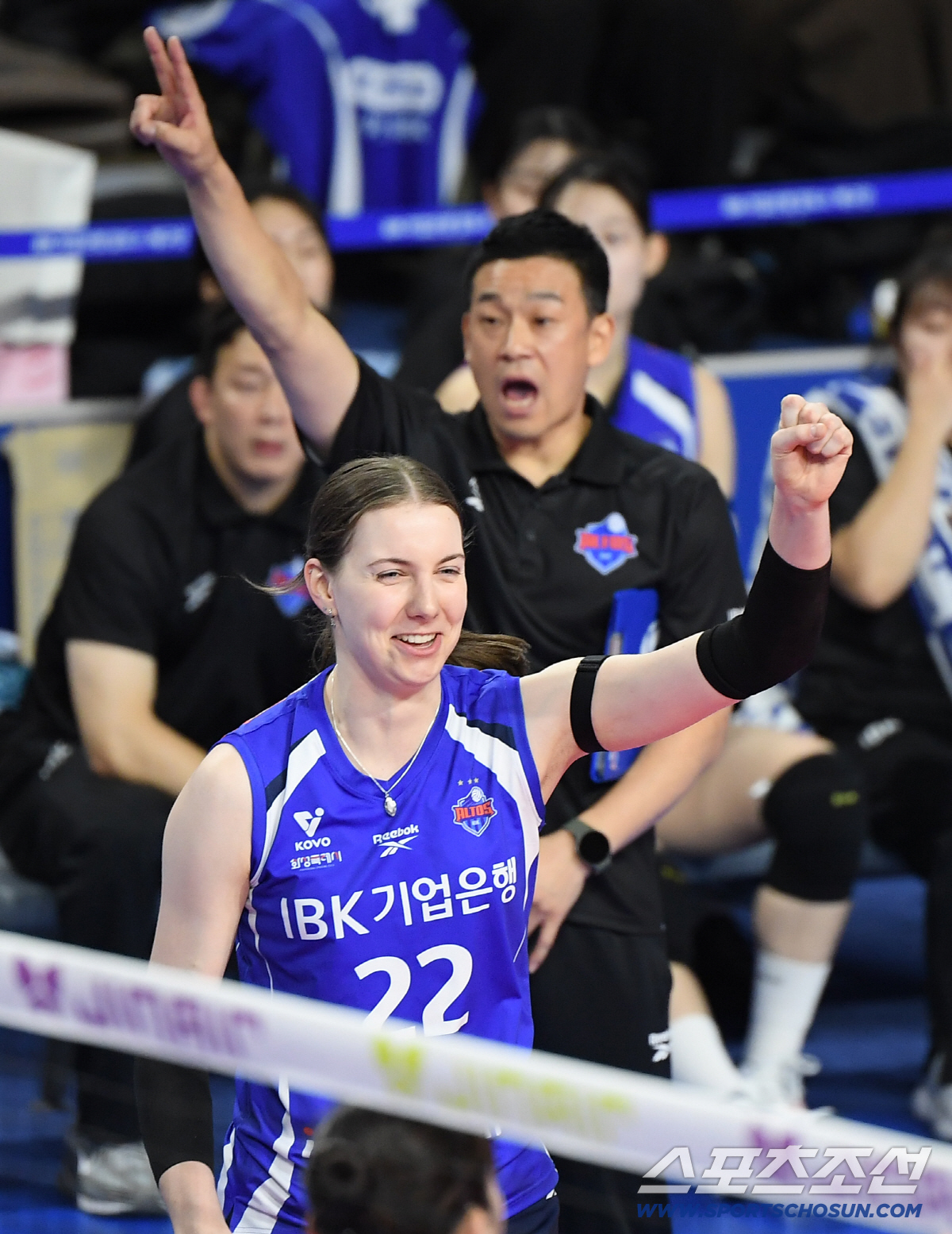 [포토] 득점 후 환호하는 킨켈라