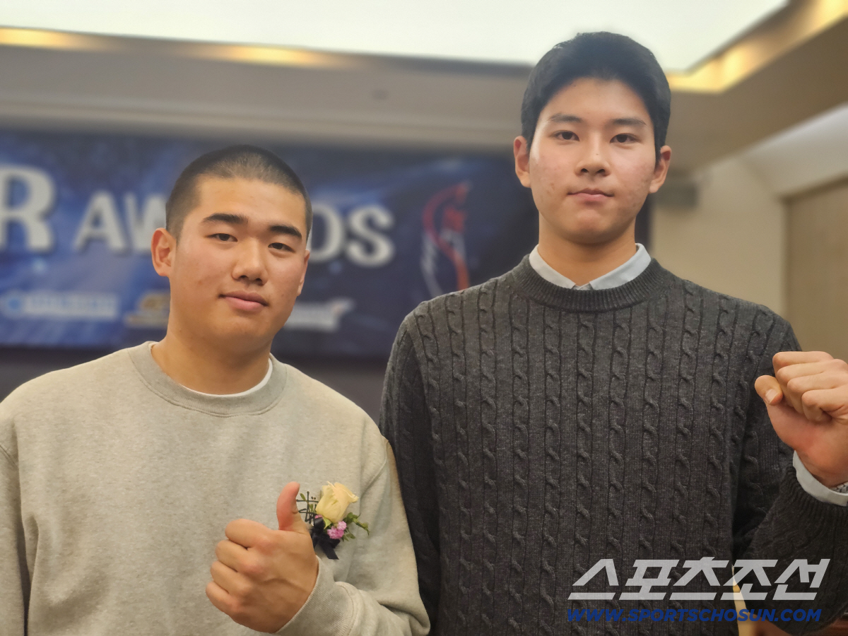 "한화 좋아하지만 하락이라…" 2학년 드래프트 최대어 이도류 하현승 엄준…