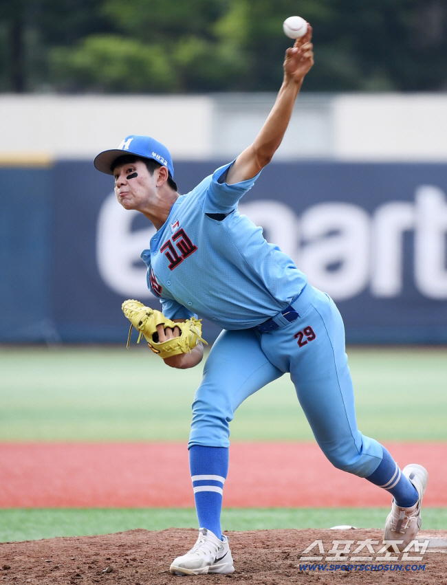 "한화 좋아하지만 하락이라…" 2학년 드래프트 최대어 이도류 하현승 엄준…