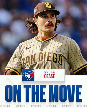 '토론토 빅딜 터졌다!' 투수 최대어 딜런 시즈, 3083억원에 계약 완료