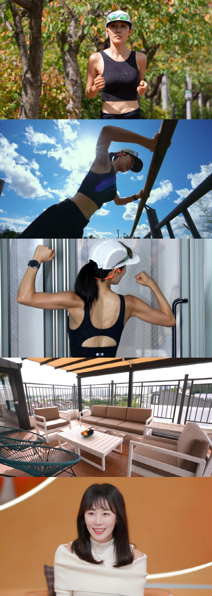 "이것이 러너의 '찐'복근"…문정희 "10년째 5~6km 모닝런"→등근육도 '아이돌'급(편스토랑)