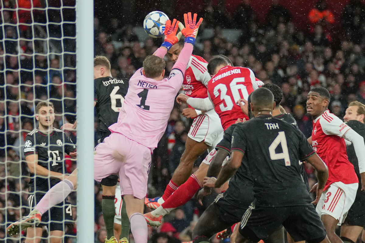 "아스널에게 코너킥이란 '자유투'다" 시즌 10호 코너킥 골로 뮌헨 10…