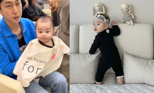 슬리피子, '189cm' 父 닮아 7개월에 '길쭉 큰 눈망울'...