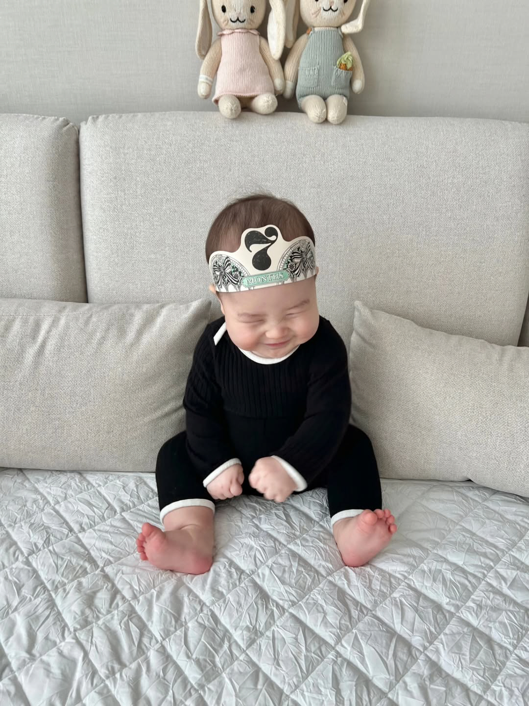 슬리피子, '189cm' 父 닮아 7개월에 '길쭉+큰 눈망울'..."상위…