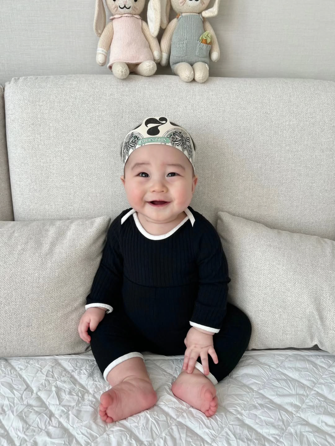 슬리피子, '189cm' 父 닮아 7개월에 '길쭉+큰 눈망울'..."상위…